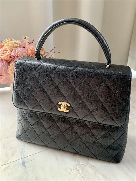 chanel classic stachel tote|More.